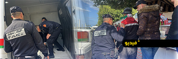 أمن الناظور يشل حركة مرشح للهجرة حاول الاعتداء على السلطات بسكين