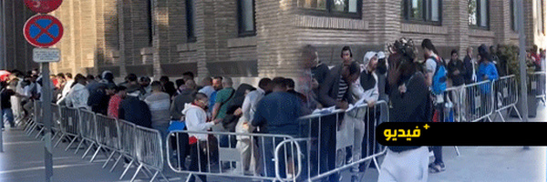 5500 طلب يوميا.. آلاف المهاجرين يبيتون أمام البلديات بإسبانيا لتسوية أوضاعهم