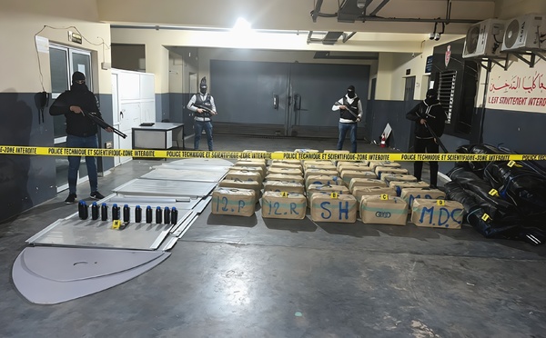 أمن الناظور يجهض محاولة تهريب أزيد من قنطار من "الشيرا" كانت متجهة صوب فرنسا