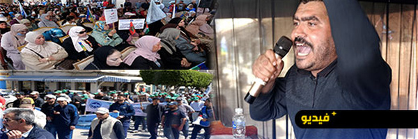 امحمدي خلال فاتح ماي بالناظور: الطبقة العاملة تكافح ضد الاستعباد.. وسياسة الدولة “لا اجتماعية"