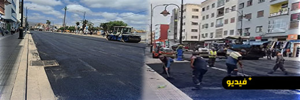 ورش إعادة التأهيل يتسارع بالناظور.. شارع الحسن الثاني في ثوبه الجديد قريبا