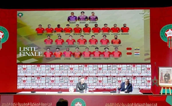 وهبي يعلن لائحة المنتخب المغربي لكأس العالم 2026