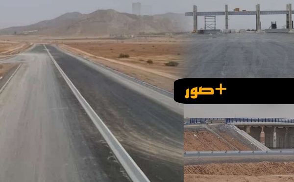 تقدم أشغال الطريق السيار كرسيف - الناظور  