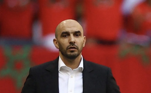 الركراكي يهنئ المنتخب المغربي بعد التأهل إلى ثمن نهائي مونديال 2026
