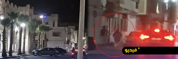 فتاة تطارد سارقها أمام المركب التجاري بالناظور وهي تصرخ: “شفار… شفار”