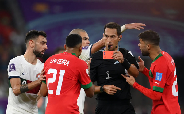طاقم تحكيم أرجنتيني لقمة المغرب وفرنسا في ربع نهائي المونديال