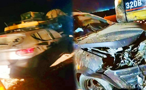 حادث  سير جديد بين تيزطوطين والعروي يعيد إلى الواجهة مخاطر غياب الإنارة وضعف التشوير المؤقت