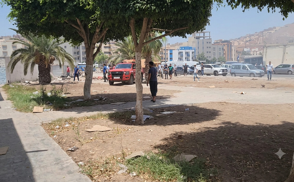 استنفار بالناظور إثر حريق بمحيط سوق أولاد ميمون 
