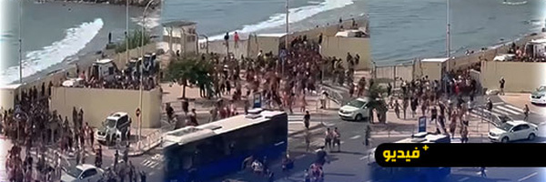 فرار جماعي لنحو 200 مهاجر من منطقة تجميع الوافدين الجدد في سبتة المحتلة