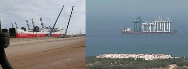 ميناء الناظور غرب المتوسط يستقبل رافعات عملاقة جديدة.. العد التنازلي للافتتاح بدأ