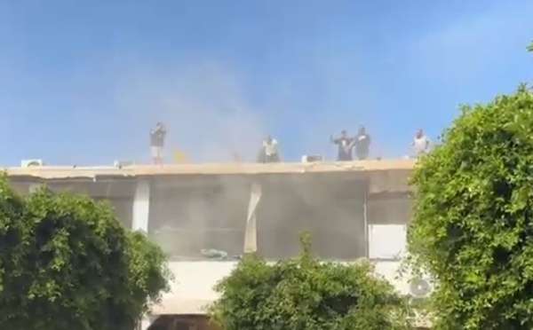 حريق يندلع داخل محلات بالمركب التجاري في الناظور واستنفار لإخماده