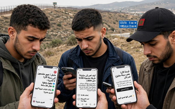 تقرير حقوقي: التضليل الرقمي وتطلعات الشباب من أبرز أسباب محاولات العبور الجماعي إلى سبتة ومليلية