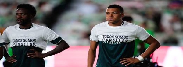 هجوم حاد وحملة كراهية ضد فينيسيوس ومبابي بعد موقفهما من قميص سبتة