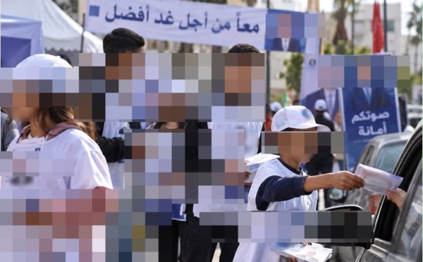 "ماتقيش ولدي" ترفض توظيف الأطفال و استغلالهم  في الحملات الانتخابية