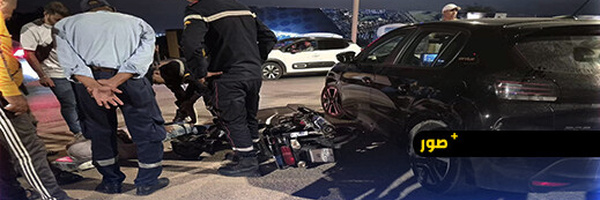 حادث سير بالمدخل الجنوبي للناظور يصيب سائق دراجة نارية