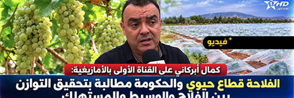 كمال أبركاني  يبرز أهمية الفلاحة ويدعو إلى مراعاة مصالح الفلاح والمستهلك