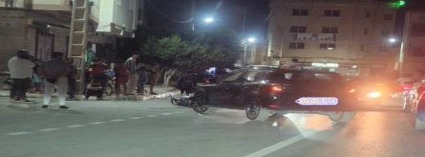 حادث سير قرب مدرسة الفيض بالناظور يخلف إصابة خفيفة