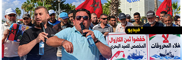  مهنيّو الصيد البحري بالناظور يحتجون أمام المندوبية ويطالبون بحلول لإكراهات القطاع
